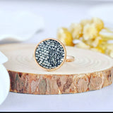 Rhinestone Gold plated Ring