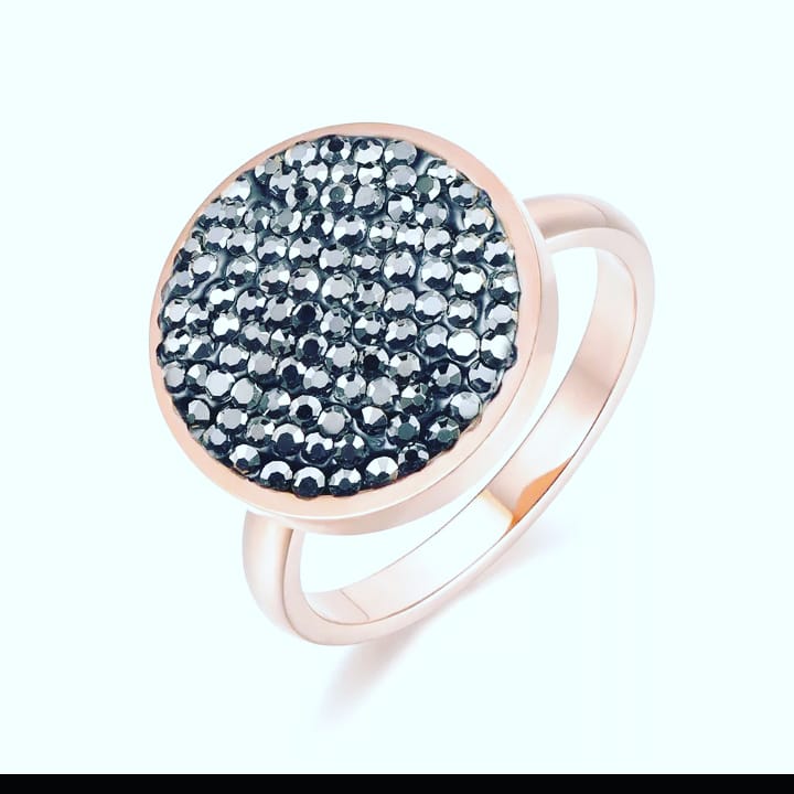 Rhinestone Gold plated Ring