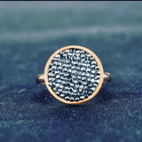Rhinestone Gold plated Ring