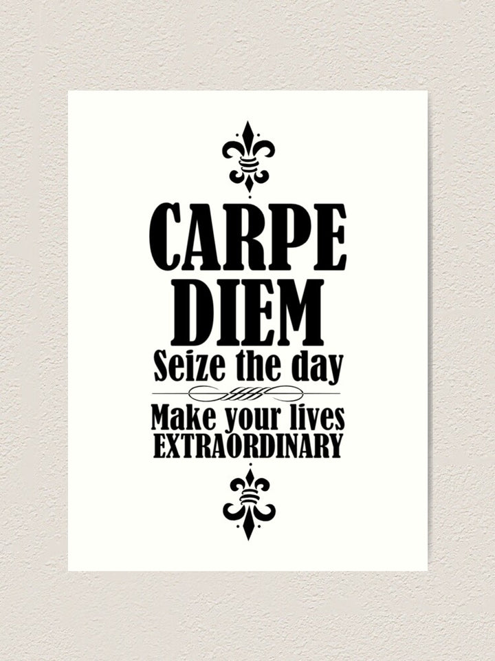 "Light My Fire" pendant with "carpe diem" engraving